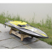 Bateau RC Vitesse SpeedBoat ALPHA 1060mm 4-6S Jaune Flame Scheme - 26054