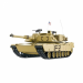 CHAR RC U.S.ABRAMS M1A2 COMPLET METAL (BRUIT / FUMEE) 2,4GHz 1/16  - 3918-2