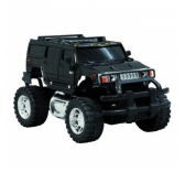 Modelisme voiture - Hummer H2 1/24 Noir propulsion par friction - Jamara - 40403320
