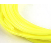 Durite silicone jaune fluorescent 2mm au metre lineaire
