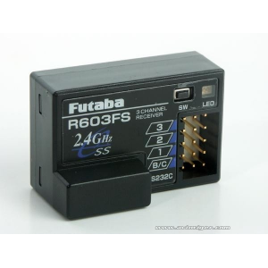 Recepteur R603FS 3 voies 2.4Ghz - Futaba - 01000650