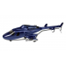Fuselage Airwolf Bleu - Modelisme helicoptere T-rex 450 Align - KZ0820114TA