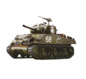 CHAR RC U.S. M4A3 Sherman 1/16 Sons Fumee 2.4Ghz QC Edition - 23073
