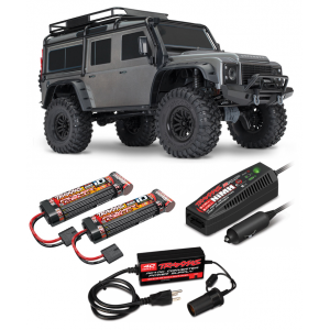 Traxxas TRX4 GRIS RTR PACK Complet