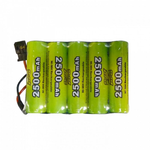 Modelisme batteries - Pack RX 6.0V 2500Mah JR - 5255S