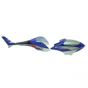 Modelisme helicoptere - Fuselage Bleu Draco 210 - Nine Eagles - NE402210002A