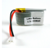 Batterie Lipo 240mAh 1S 3.7V Micro