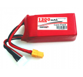 Batterie Lipo 1300mAh 4S 14.8V 75C XT60