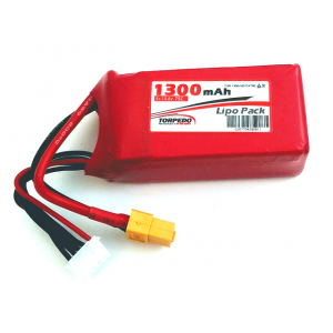 Batterie Lipo 1300mAh 4S 14.8V 75C XT60