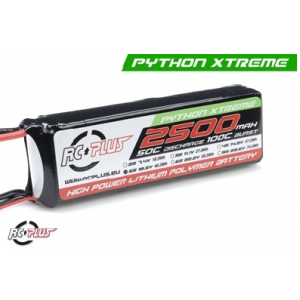 LIPO PYTHON X-TREME 50C Cont. 100C Burst 2500mAh 5S1P 18.5V - PRO-RC-A50-2500-5S1P