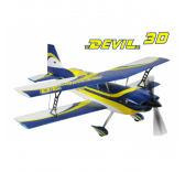 Biplan de voltige Devil 3D 1m Dynam ARTF - DYN8954