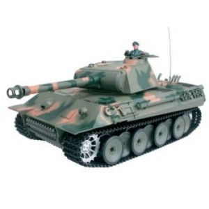 Char d assault RC 1/16 German Panther complet (Bruit/fumee) - 3819-1