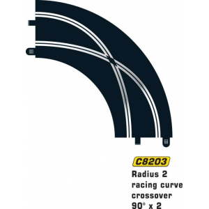 Rail courbe de croisement - C8203