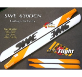 Pales carbone SWE 630mm 3D - SWE630DCN