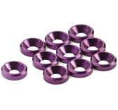 Rondelles alu violet 4mm (10pcs) - Z03A203057