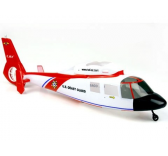 Modelisme helicoptere - Fuselage Blanc - Helicoptere radiocommande Dauphin Esky - EK1-0678