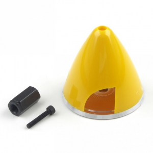 Accessoire modelisme - Cone d helice 52mm jaune de la marque modelisme Kyosho - 90422-52