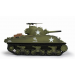Tank Sherman obusier 105mm M4A3 RC Bille 6mm 1:16e Son et Fumee - TRO-1112438981
