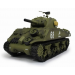 Tank Sherman obusier 105mm M4A3 RC Bille 6mm 1:16e Son et Fumee - TRO-1112438981