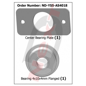 ND-YS5-AS4018 Plaque de roulement central Stingray 500 - Curtis Youngblood - ND-YS5-AS4018