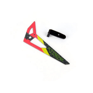 Carbon Tail Fin (Red) - Blade 130X