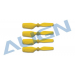 HQ0203C - Pales anticouple jaune fluorescent T-rex 150 - Align  - HQ0203C