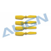 HQ0203C - Pales anticouple jaune fluorescent T-rex 150 - Align - REZ-HQ0203C