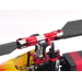 Alu. Main Blade Grip w/ Thrust Bearing (Red) - Trex 150 Xtreme