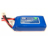 Batterie Li-Po 3S 11,1V 1300mA 20C prise EC3 E-Flite