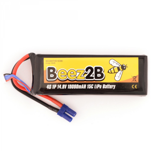 Batterie Lipo 4S 14.8v 10.000mAh 15C (41 x 60 x 170mm - 900g)