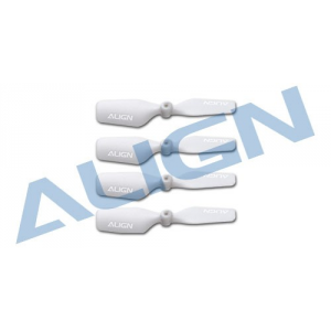 HQ0233B-helice anticouple blanc T-rex 150 - Align - HQ0233A