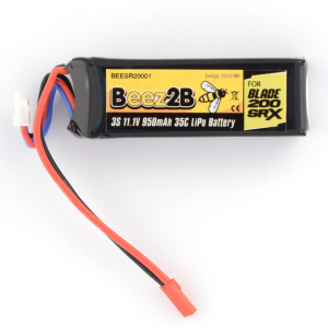 Batterie Lipo 3s 11.1V 950mAh 35C Blade 200 SR X