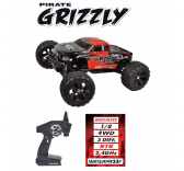 Monster Truck RC Pirate Grizzly -  Brushless 1/8 4WD 3 differentiels RTR 2,4GHz - T4915
