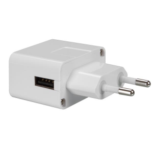 Chargeur COmpact USB 5V - 1A - Blanc