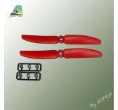 Helices 5x3 anti-horaire x2 FPV Racer - Gemfan - A2P-GR5050030