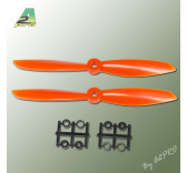 Helice Gemfan Slow Fly orange  6 x 4.5 CW (2 pcs)
