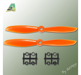 Helice Gemfan Slow Fly propulsive orange  6 x 4.5 CW (2 pcs)