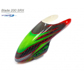Epoxy Flexible Fiber Glass Canopy ( Peint - Vert ) B200SRX - Blade 200 SRX - B200SR12-G