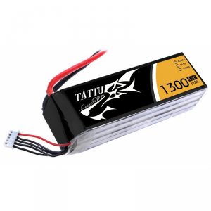 Tattu 1300mAh 14.8V 45C 4S1P Lipo Battery Pack