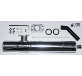 Exhaust reso 939 SYNERGY, for T-REX700 engine 91