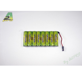 Pack Tx S 9.6V/AP-2500 JR servo type