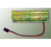 Pack Tx B 9.6V/AP-2500 Futaba type servo - A2P-8259B