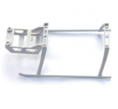 Modelisme helicoptere - Train d atterrissage Blanc - Helicoptere radiocommande Solo Pro 125 Nine Eagles - NE400032