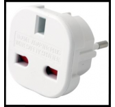 English to French plug adapter