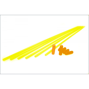 Tubes d antenne Jaune Fluo (6) - 1707