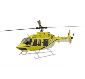 Bell 407 Jet Ranger Yellow and Black Skyrush - RCH-BE407YB