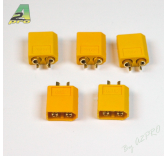 XT-60 OR Male connector (5 pcs) A2PRO