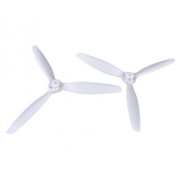 Helice TriPale  (1 paire : normal / reverse) Blanche - Blade 350QX - 350QX01-W