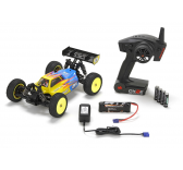 Team Losi Mini 1/14 8ight RTR AVC  Bleu et Jaune