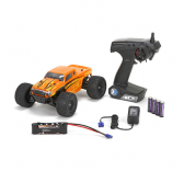 ECX Ruckus 1/18 4WD Monster Truck orange et jaune